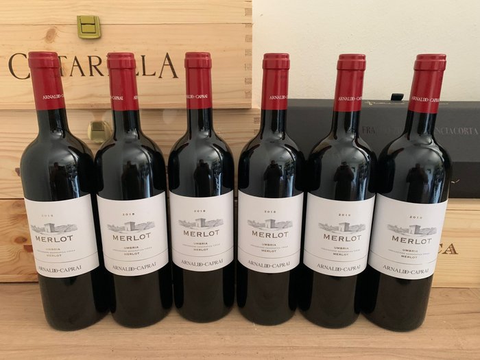 2018 Arnaldo Caprai, Merlot - Ούμπρια - 6 Bottles (0.75L)