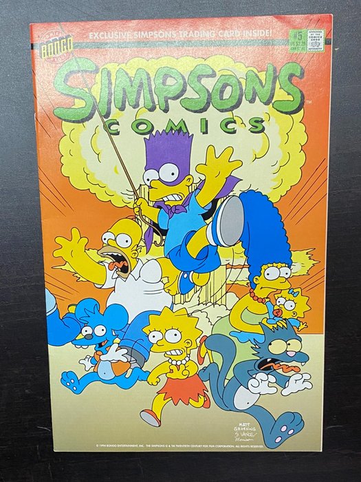 The Simpsons - SIMPSONS COMICS #6 (1994) First Issue - 2nd Appereance of Bartman - Near Mint