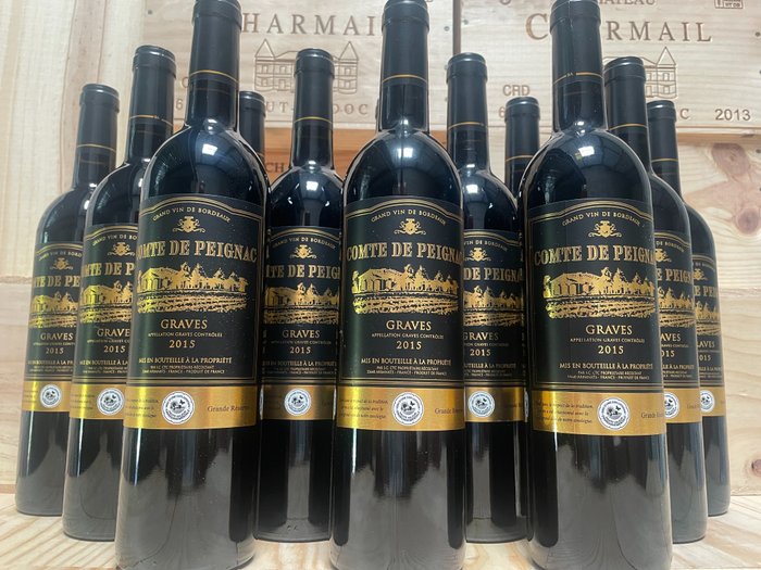 2015 Château Comte de Peignac Grande Réserve Graves - 格拉夫酒 - 12 瓶 (0.75L)
