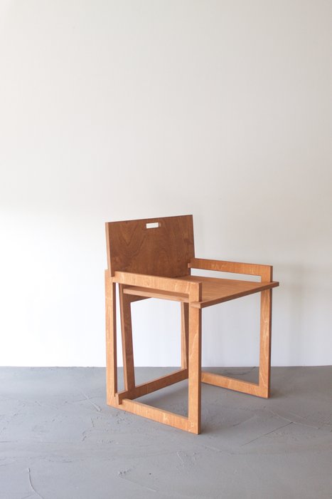 Edoardo Lietti Studio - Chair - Sedia Quadra - Natural - Wood