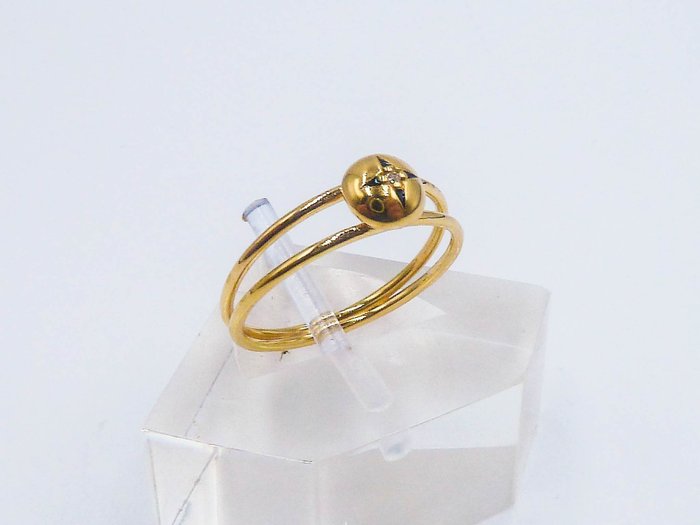 Tous - 18 karaat Geel goud - Ring Diamant