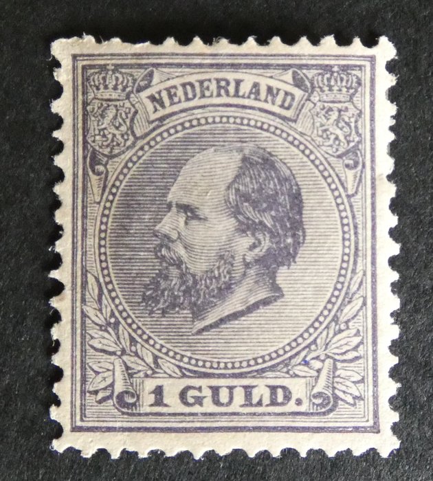 Paesi Bassi 1888 - 1 guilder William III - NVPH 28