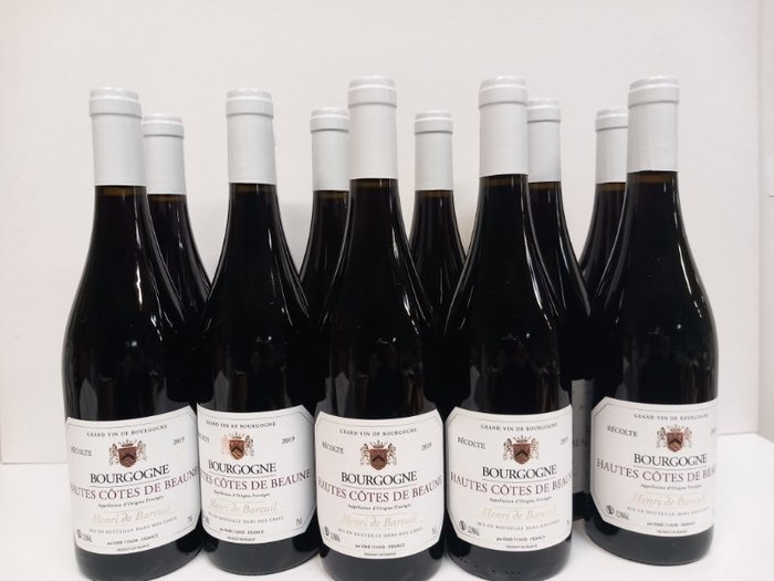 2019 Hautes Côtes de Beaune - Henri de Bareuil - Burgundy - 12 Bottles (0.75L)