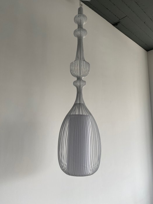 Elite - Hanging lamp - Emperor - Painted iron / cotton