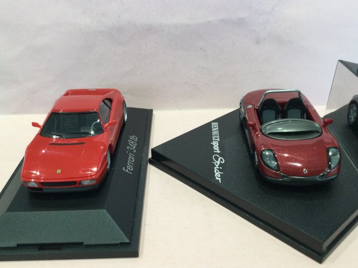 ande - 1:43 - 1x Ferrari 348 tb / 1x Renault Sport Spider - Modelnummer: 1010 / V070B