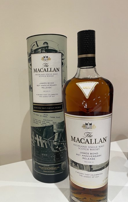 Macallan James Bond 60th Anniversary Release Decade II - Original bottling - 700ml