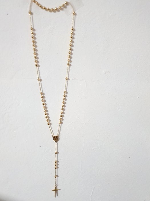 18kt Yellow Gold Rosary Necklace 15.0 grams Gold - Necklace - Catawiki