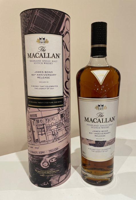 Macallan James Bond 60th Anniversary Release Decade III - Original bottling - 700 ml
