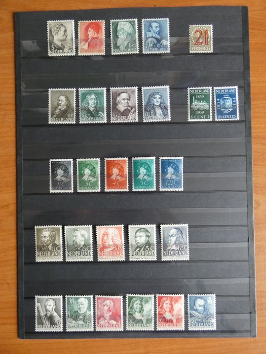 Paesi Bassi 1929/1940 - 7 MNH series. - NVPH 224, 274-277, 296-299, 300-304, 318-322, 325-326, 350-355