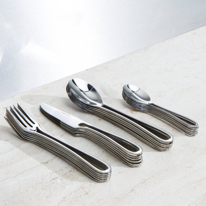 Maarten Baptist - Cutlery set (24) - glossy OUTLINE cutlery - stainless steel