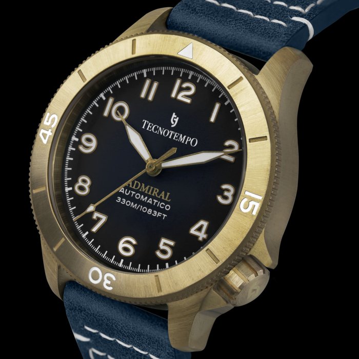 Tecnotempo® - "NO RESERVE PRICE" Automatic Bronze "Admiral" - Limited Edition - - TT.330BR.ADBL - Heren - 2011-heden