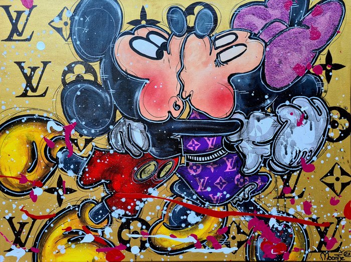 Moontje (1971) - Mickey & Minnie in Love Louis Vuitton - Catawiki