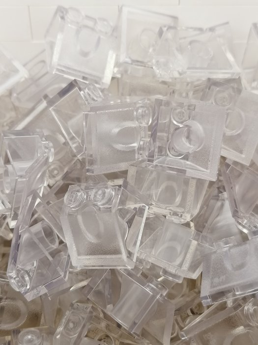 Lego - LEGO 100 NEW Trans-Clear Slope 45 2 x 2