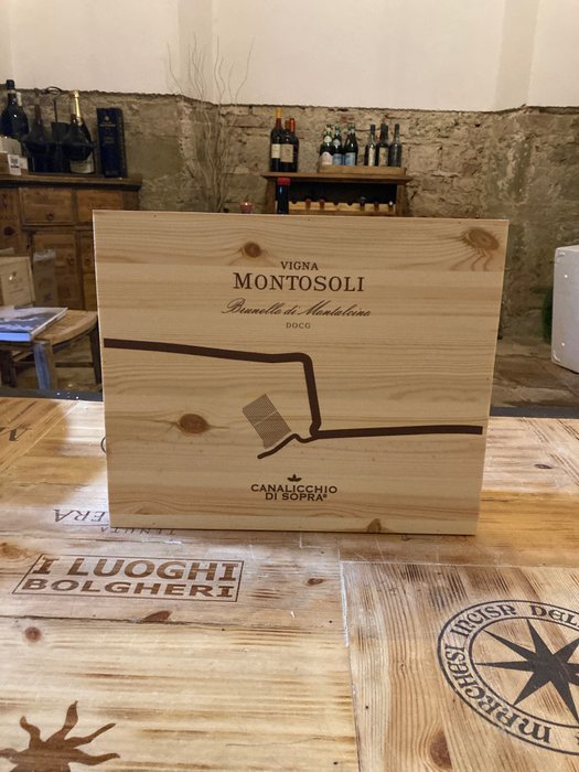 2018 Canalicchio di Sopra, Vigna Montosoli - Brunello di Montalcino DOCG - 3 Bouteilles (0,75 L)