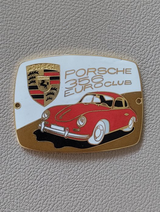 Emblem/maskot/badge - 356 Euroclub - Porsche