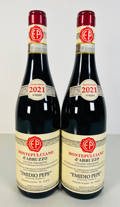 2021 Emidio Pepe - Montepulciano d'Abruzzo - Abruzzo - 2 瓶 (0.75L)