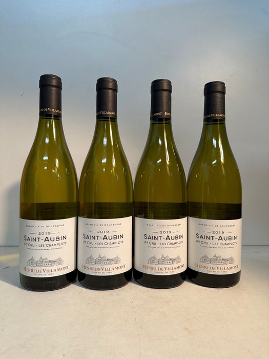 2019 Saint Aubin 1° Cru "Les Champlots" - De Villamont - 勃艮第 - 4 瓶 (0.75L)