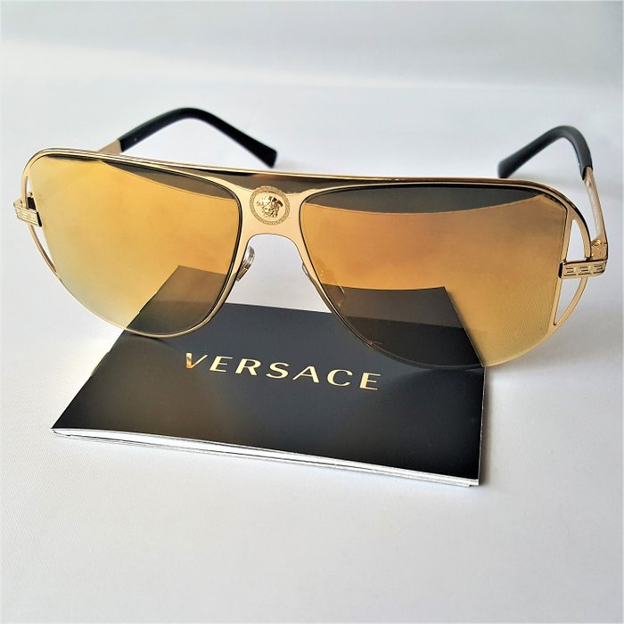 Versace - The Gold Edition - Medusa - Pilot Aviator - New - Sonnenbrille