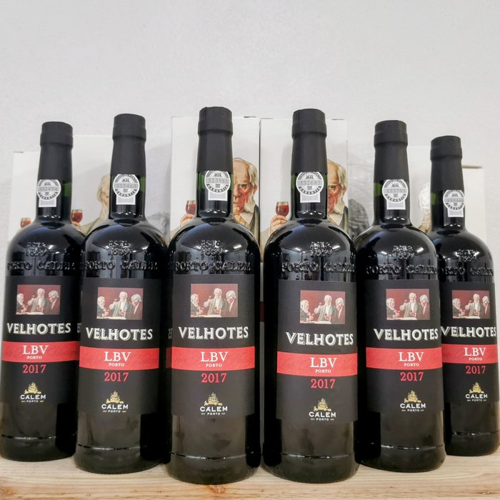 2017 Cálem "Velhotes" - Porto Late Bottled Vintage Port - 6 Flaschen (0,75 l)