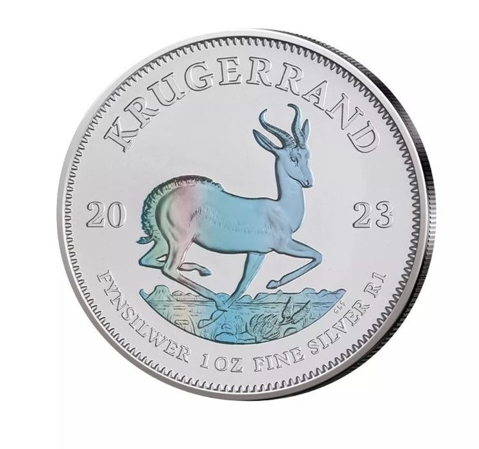 Südafrika. 1 Rand 2023 "Krugerrand - Hologramm", 1 Oz (.999)