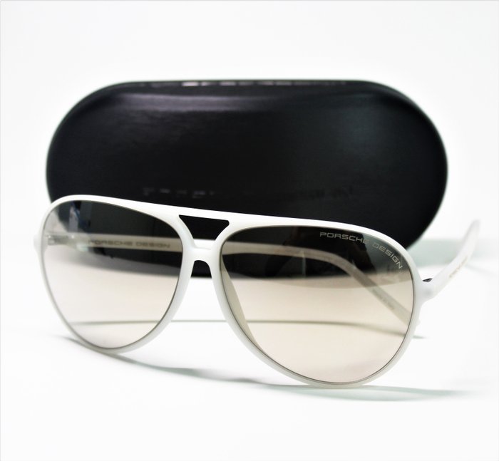 Porsche Design - P8595-B 63 weiss grau - Sunglasses
