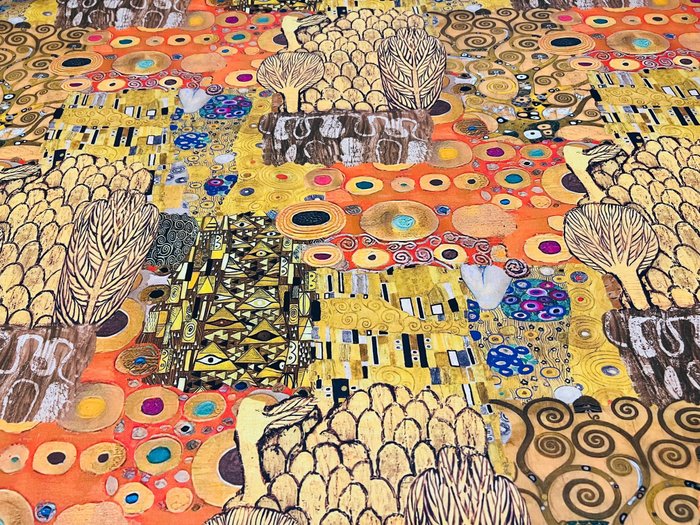Exclusive KLIMT STYLE fabric - 3.00 x 2.80 meters - Cotton - Upholstery fabric  - 300 cm - 280 cm
