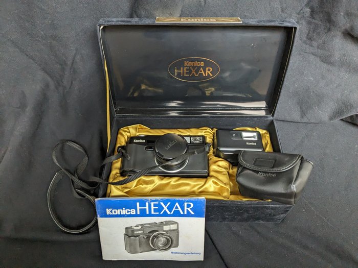 Konica Hexar || 35mm f2.0 + HX-14 + gift box