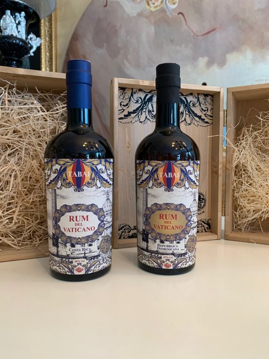 Tabaï 5 years old - Reserva Especial - Rum Del Vaticano Platinum Edition  - b. 2021 - 70cl - 2 bouteilles