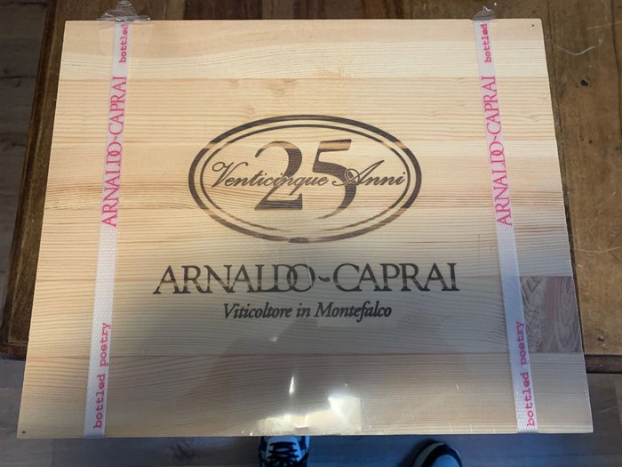 2019 Arnaldo Caprai, 25 Anni - Umbria - 6 Flasker  (0,75 l)