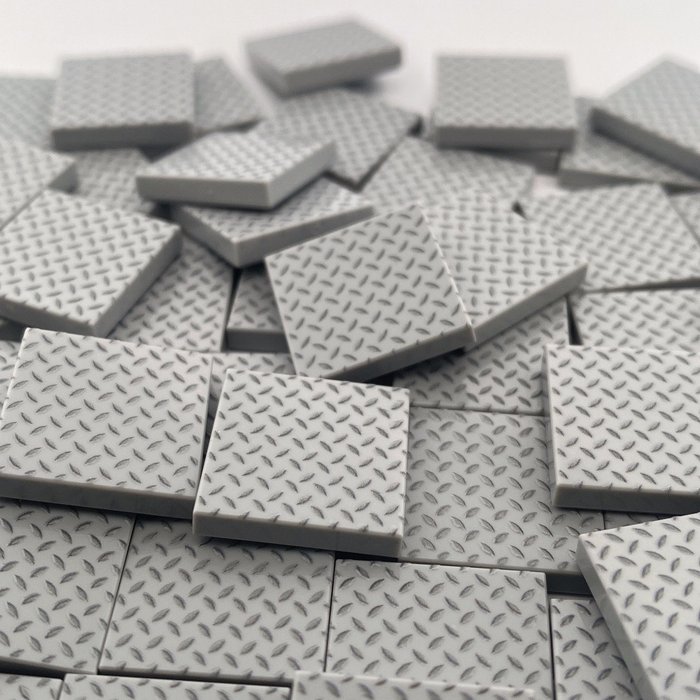 Lego - 800* Custom Traanplaat tegeltjes met Reliëf effect !! RESELLERS PACKAGE - 2020+
