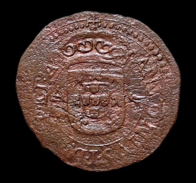Portugal. D. António I (1580-1583). 4 Reais - Angra - ET•A/VINCEES - 1º Tipo - Rara
