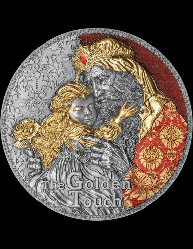 喀麥隆. 2000 Francs 2023 The Golden Touch, 2 Oz (.999)