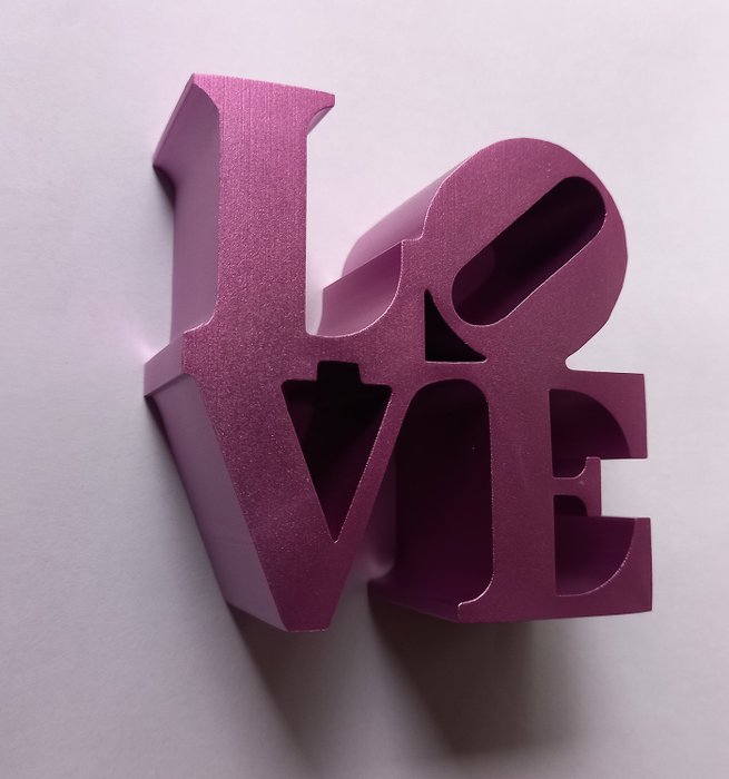 Robert Indiana (1928-2018) - LOVE Sculpture (Pink)