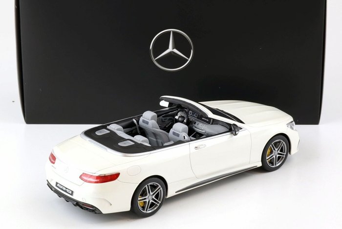 GT Spirit 1:18 - 1 - 模型車 - Mercedes-Benz AMG S 63 4Matic+ Cabriolet - A217 Limited Edition