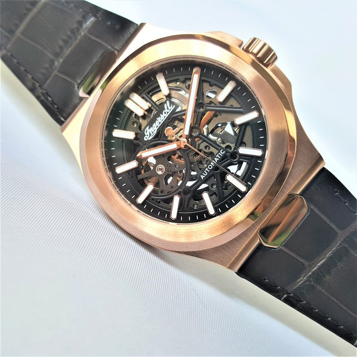 Ingersoll - Automatic - Skeleton - Gold - No Reserve Price - Men - New