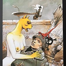 Bilal, Enki - 1 Poster - Crux Universalis - Erlangen - 1988 Comic Art