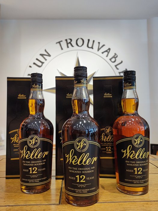 Weller 12 years old  - 700ml - 3 bouteilles