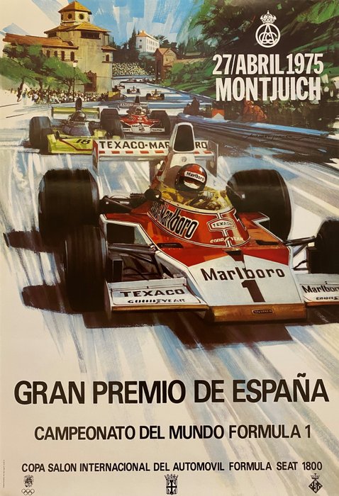 Michael Turner - Gran Premio de Espana 1975 - década de 1970