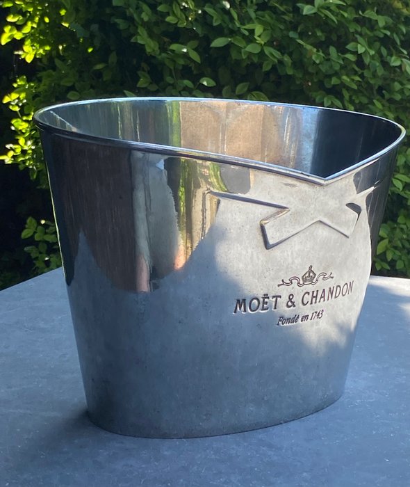Antique French MOET & CHANDON Champagne Ice Bucket Copper 