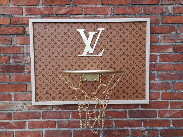Brother X (1969) - Louis Vuitton faux leather framed basketball board -  Catawiki