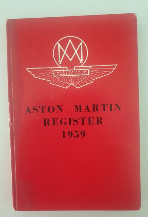 Bücher - Register 1959 Aston Martin Owners Club - Aston - Catawiki