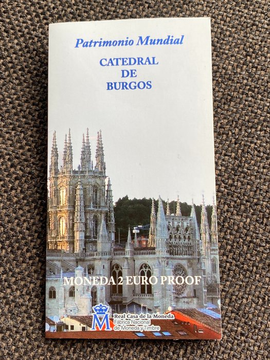 Spanje. 2 Euro 2012 "Kathedraal Burgos" Proof