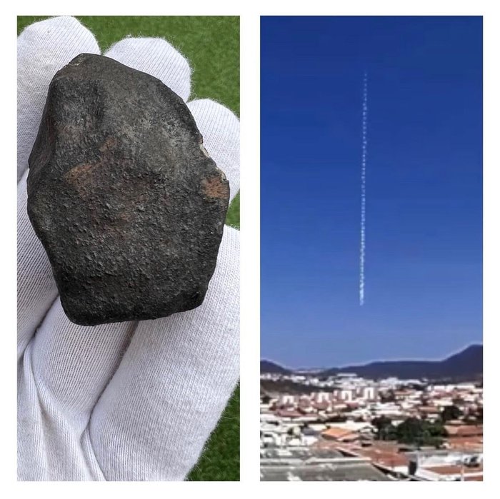 Meteoritul Santa Filomena (H5-6) Chondrite Meteorit - 59 g - (1)