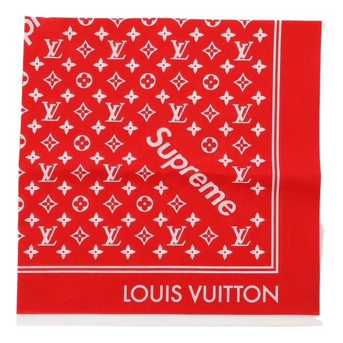 Louis Vuitton X Supreme Bandana - Size: Clothing / S - Catawiki