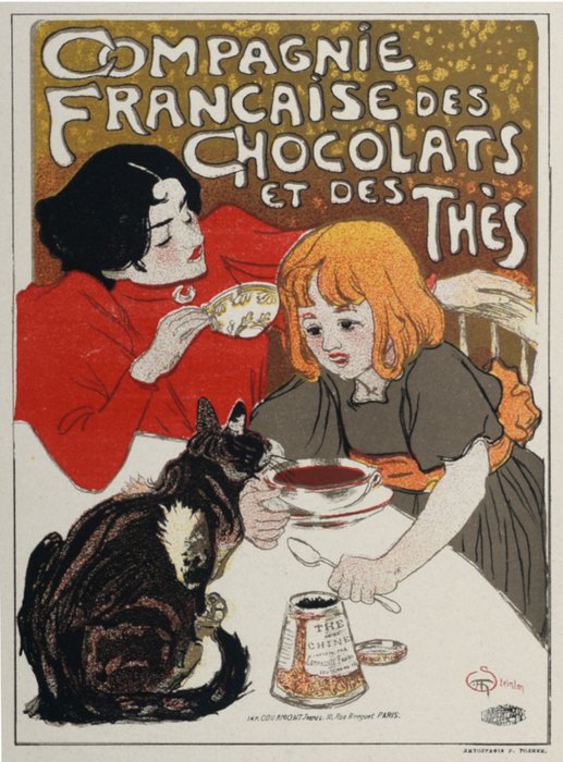 Théophile Alexandre Steinlen (1859-1923) - Compagnie Française des Chocolats et des Thés