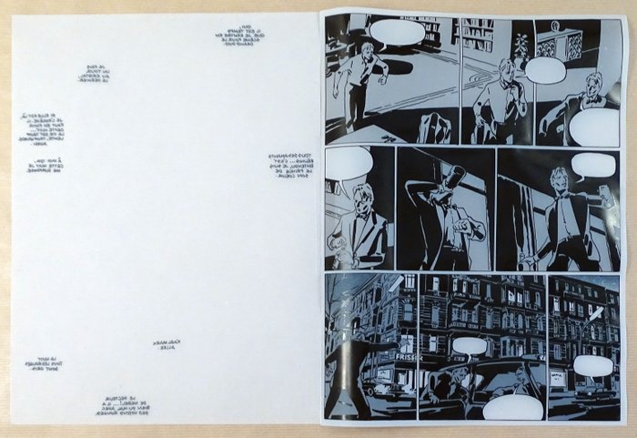 Varenne, Alex - 1 Original page - Berlin Strasse - 1983