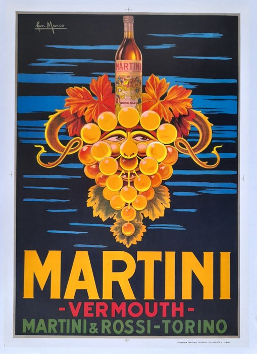 San Marco - Martini Vermouth san Marco - Années 1950