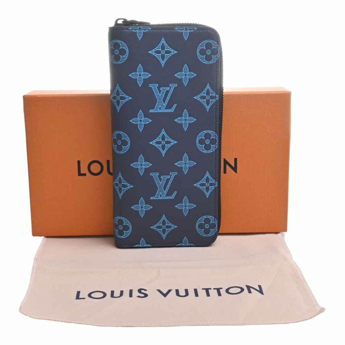 Pre-owned Louis Vuitton Pocket Organizer Monogram Ink Upside Down