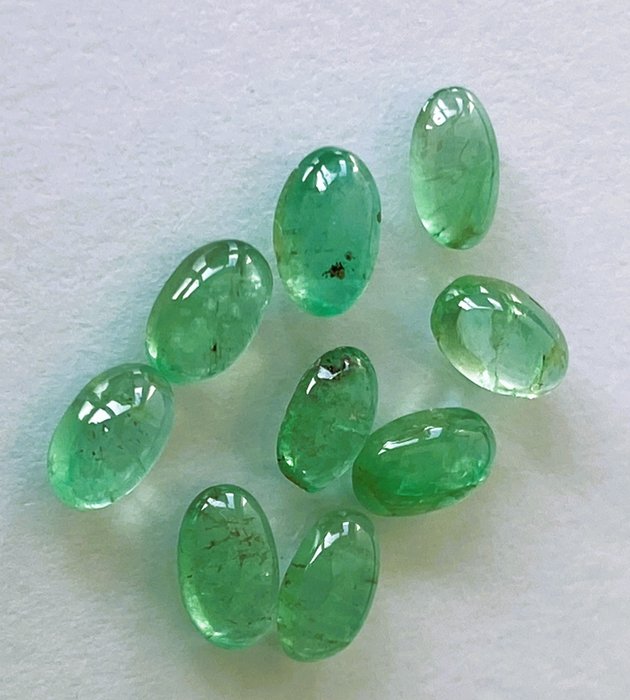 9 pcs Verde Smeraldo - 2.01 ct