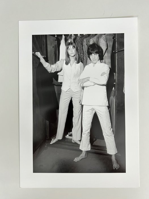 Jane Birkin & Bill Ray.   Circa 1960 - Photo, Photographie, Large Print (60x42cm) - Limited Edition - Gallery stamp Collector
